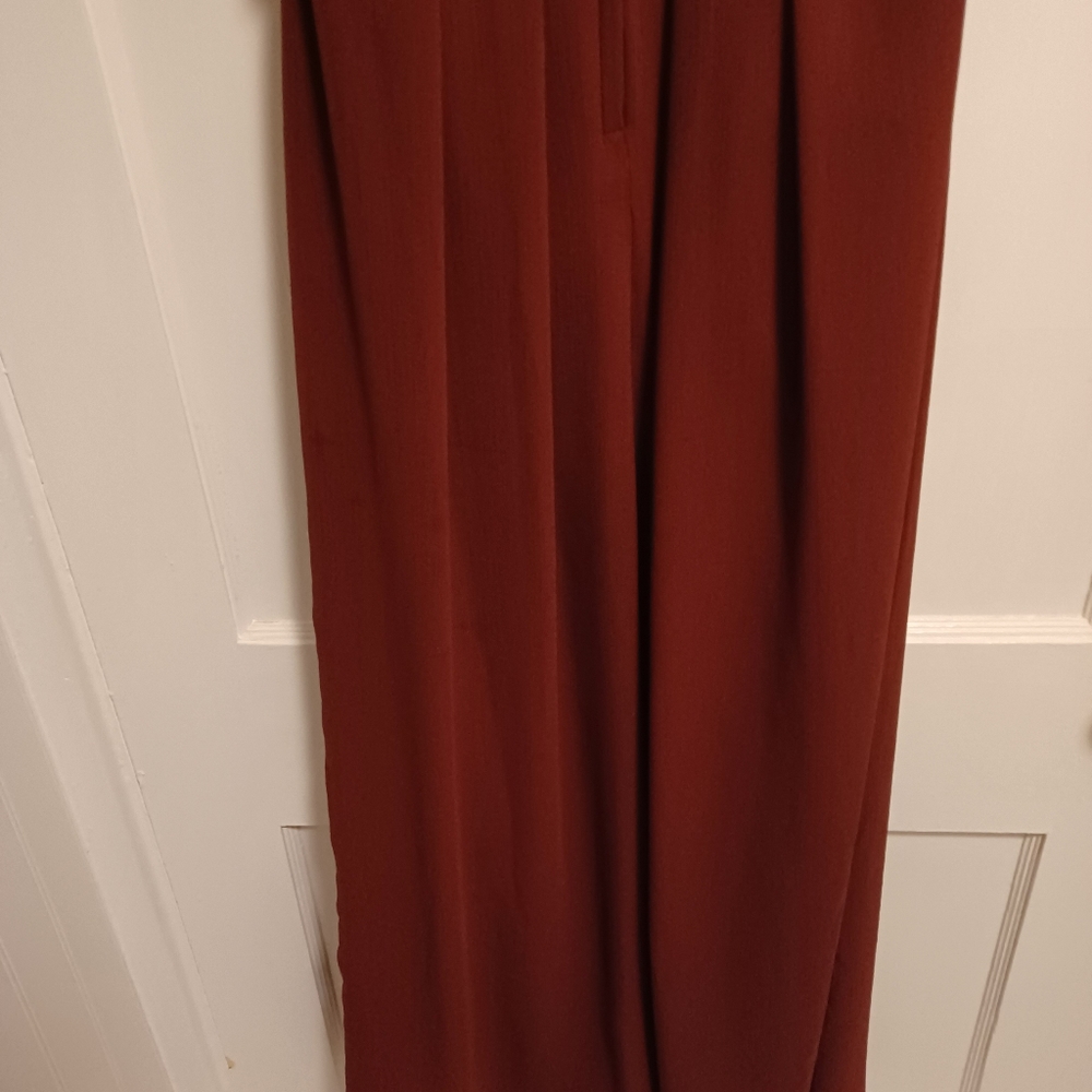 David's Bridal strapless chiffon dress size 8 - Picture 5 of 10